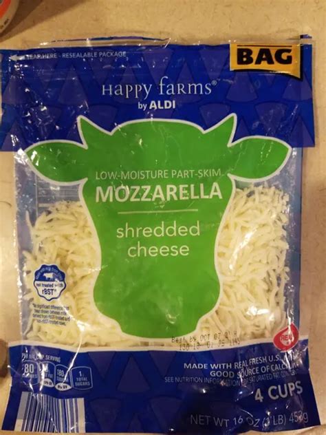 Happy Farms Low Moisture Part Skim Mozzarella Shredded Cheese