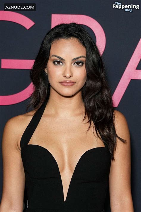 Camila Mendes Flaunts Her Hot Cleavage In A Stunning Black Dress At The Upgraded Premiere In New