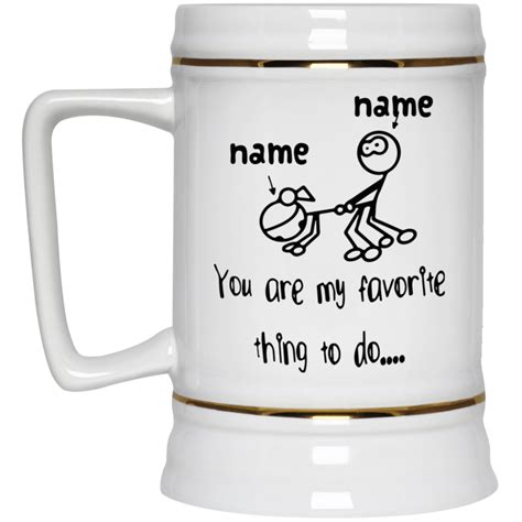 Personalized Custom Name You Are My Favorite Thing To Do Mug Lelemoon