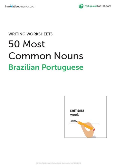 16+ Portuguese Worksheets for Beginners PDF Printables