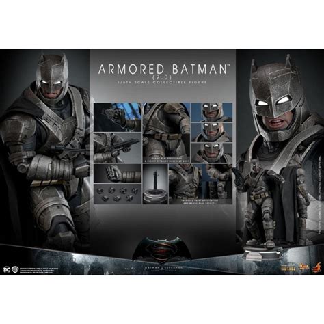Hot Toys Movie Masterpiece Batman V Superman Dawn Of Justice Armored Batman Scale