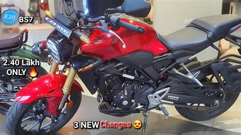 Launched 2023 Honda Cb300r Pearl Spartan Red Colour E20😍with 3 New