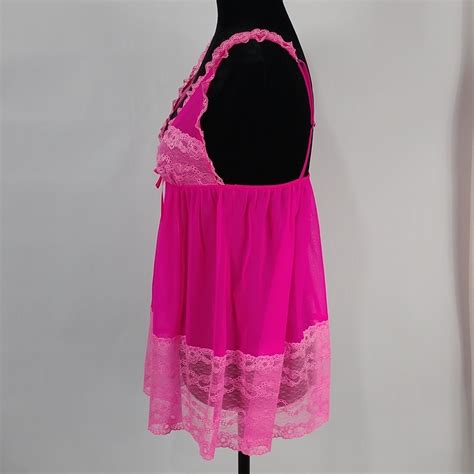 Victoria S Secret Sheer Babydoll Lingerie Top Gem