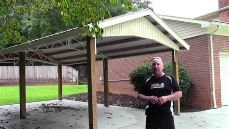 Steel Trusses Carports Garages And Sheds Youtube