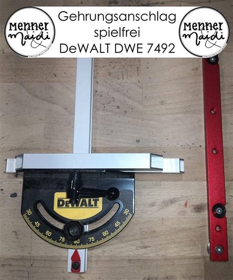 Dewalt dwe 7492 einstellen – Artofit