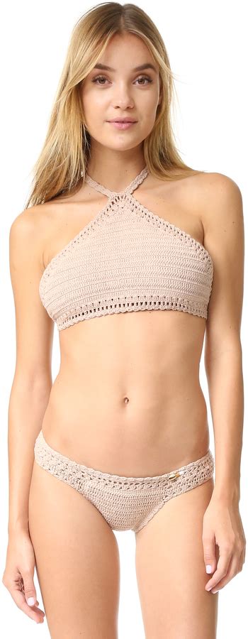 She Made Me Malikah Halter Bikini Top 120 Shopbop Lookastic