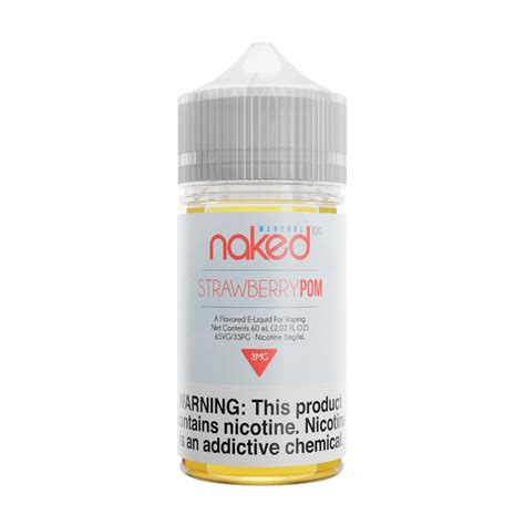 Naked Menthol Strawberry POM Evolve Vapor