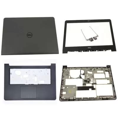 Dell Latitude Lcd Top Cover Bezel Hinges With Touchpad Palmrest