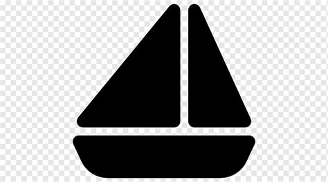 Sailing Sailboat Computer Icons Sailing Angle Triangle Black Png