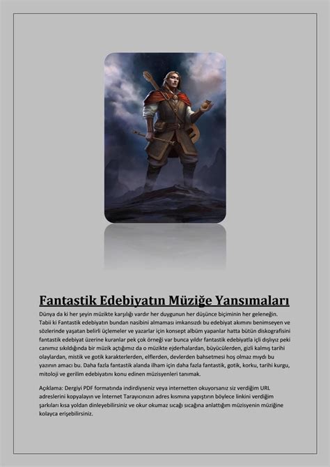 Fantastik Edebiyatın Müziğe Yansımaları Gölge e Dergi Dosya Konusu by