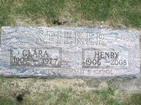 Henry Spieker 1906 2008 Mémorial Find a Grave