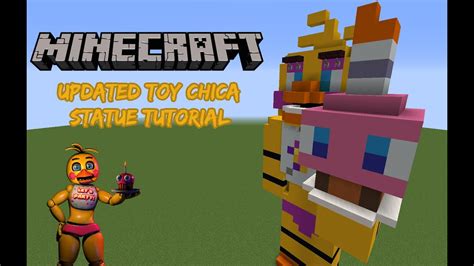 Minecraft Tutorial RE DO Toy Chica Statue Five Nights At Freddy S 2