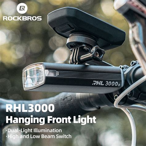 Rockbros Lm Bicycle Hanging Headlight Mah Flashlight Emergency