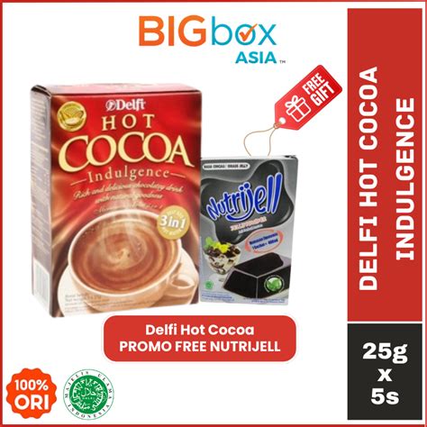 Jual Delfi Hot Cocoa Indulgence 25g X 5 Sachets Shopee Indonesia
