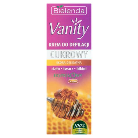Bielenda Ekspresowy Krem Do Depilacji Ciało twarz bikini Cukrowy 100 Ml