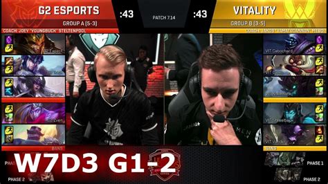 Vitality Vs G2 ESports Game 2 S7 EU LCS Summer 2017 Week 7 Day 3