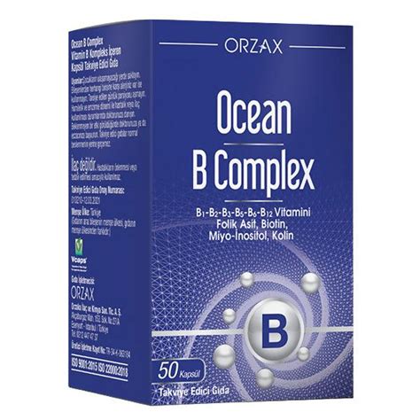 Orzax Ocean B Complex 50 Capsules – Lujain Beauty
