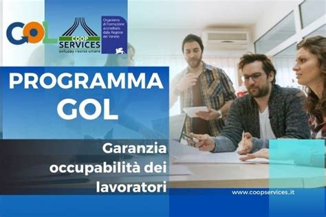 Programma Gol Garanzia Occupabilit Dei Lavoratori