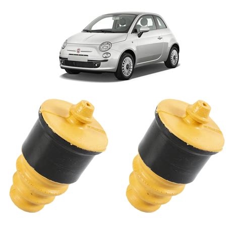 Kit Batente Amortecedor Traseiro Fiat 500 Cinquecento Polones 2008 2009