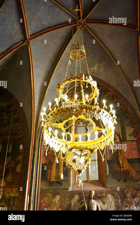 Interior of St Vitus Cathedral Hradcany Castle Czech Republic Prague ...