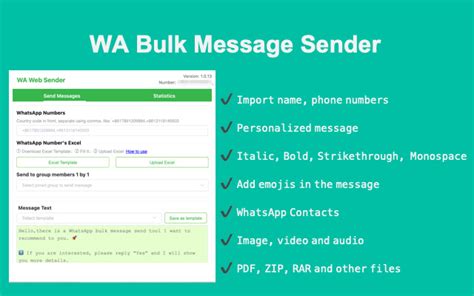 Wa Bulk Message Sender Chrome Crx