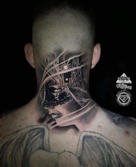 Tattoo Designs For Men On Back Of Neck