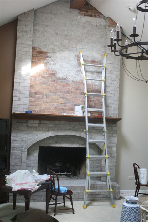 Whitewash Brick Fireplace Pictures | FIREPLACE DESIGN IDEAS