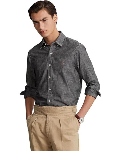 Mens Polo Ralph Lauren Classic Fit Chambray Shirt