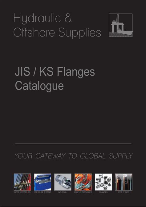 PDF JIS KS Flanges Catalogue Hydraulic And Offshore Supplies KIS