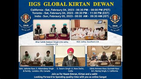 Th Virtual Global Kirtan Dewan Join Us For Some Soul Stirring