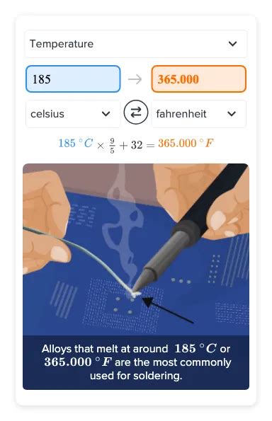 Flexi Answers Convert Degrees Celsius To Fahrenheit Ck