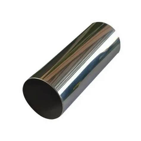 Round Stainless Steel Mirror Polish Pipe 3 Meter Thickness 4 Mm At