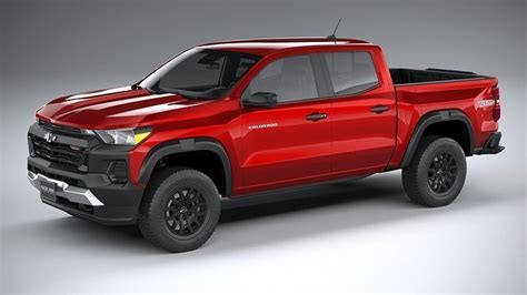 Chevrolet Colorado Trail Boss CG 2023 3D Model CGTrader