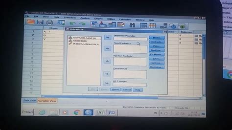 Tutorial Spss Uji Anova 2 Jalan Two Way Anova Youtube