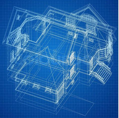 Urban Blueprint (vector). ... | Stock Vector | Colourbox