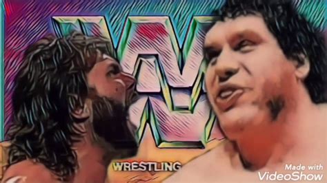 Hacksaw Jim Duggan vs Andre The Giant Full entrances 1988 Vidéo