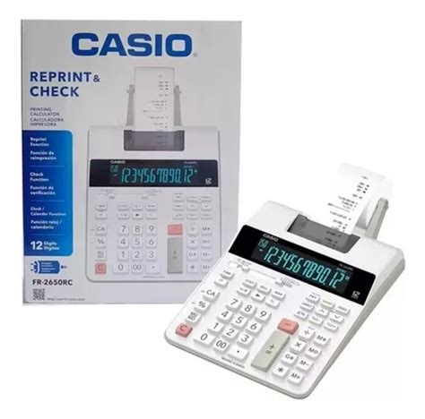 Calculadora Fita Casio Fr 2650rc 12 Dígitos Original Frete grátis