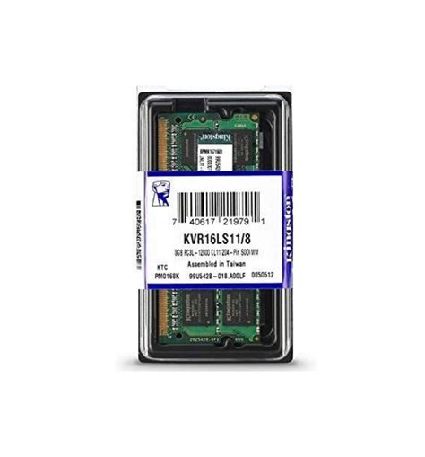 M.RAM KINGSTON SODIMM DDR3 8GB 1600MHZ |CL11|1.35V