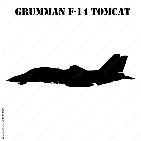 Grumman F-14 Tomcat Stock Vector | Adobe Stock