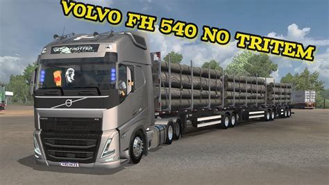 TRITEM FLORESTAL VOLVO FH540 TRANSPORTANDO TRONCOS MAPA ELITE RODAGEM