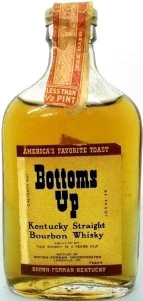 Bottoms Up Kentucky Straight Bourbon Whisky Brown Forman Best