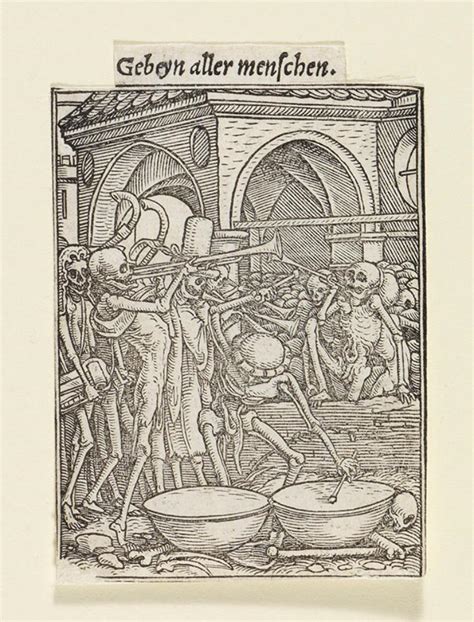 Gebein Aller Menschen Totentanz Hans Holbein 1497 1530