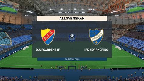 Djurgårdens IF vs IFK Norrköping 11 06 2023 Allsvenskan FIFA 23 YouTube