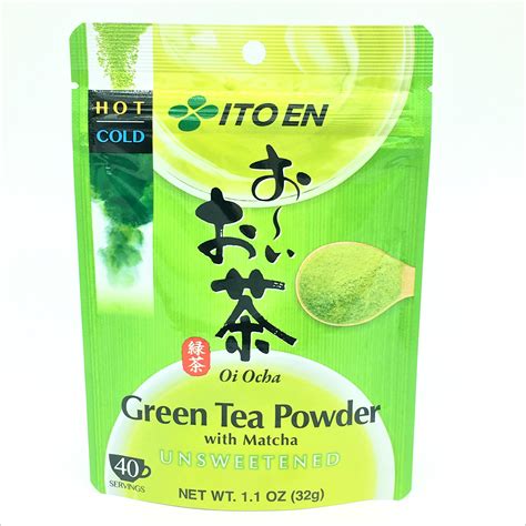 Itoen Oi Ocha Green Tea Powder With Matcha Unsweetened Hot Cold