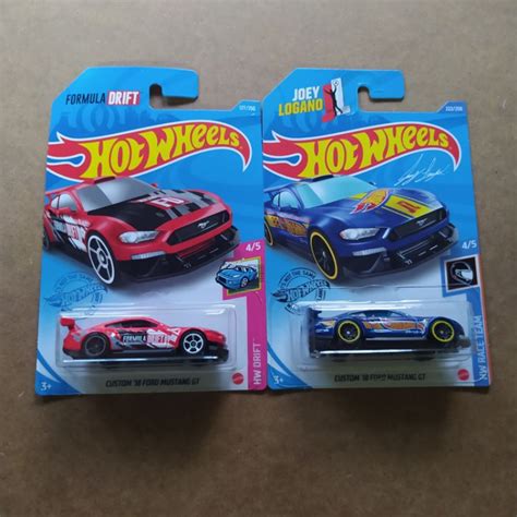 Hot Wheels Custom 18 Ford Mustang GT HW Formula Drift HW RACE TEAM