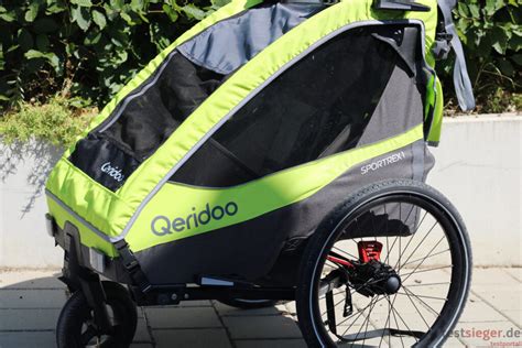 Qeridoo Sportrex 1 Buggy Fahrradanhänger im Test Testportal Testsieger de