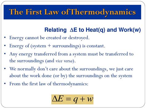 First Law Of Thermodynamics Ppt Download