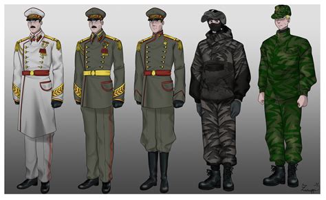 ArtStation - Soviet Inspired Military Uniforms [COMM]