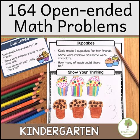 Kindergarten Open Ended Math Problems — My Teaching Cupboard