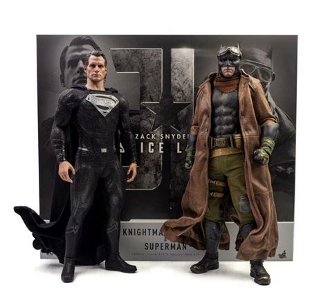 Hot Toys Zack Snyders Justice League Knightmare Batman And Superman Collectible Set TMS